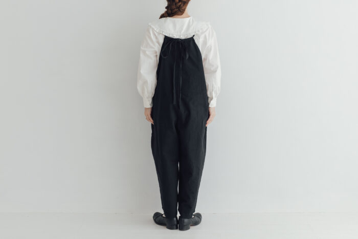 G998 DRY OX CLOTH TRAVAILLE SALOPETTE black 3