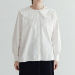 予約 R262 FRILLY COLLAR BLOUSE white 11月中〜11月末