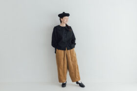 R262 FRILLY COLLAR BLOUSE black 5