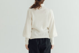 タートルネックニット poin（ポワン）white 3