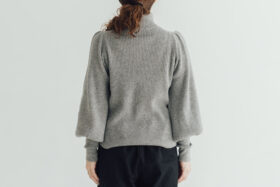 タートルネックニット poin（ポワン）gray 3