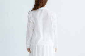 花：花刺繍ブラウス off white 3