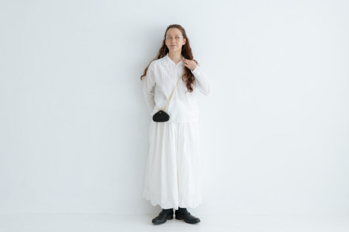 花：花刺繍ブラウス off white 5