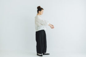 G1036 ANTIQUE LACE NOUVEAU PANTS noir 5