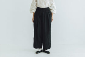 G1036 ANTIQUE LACE NOUVEAU PANTS noir 1