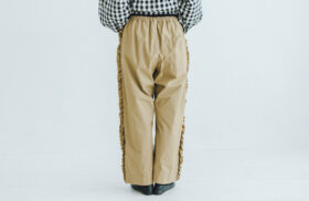 予約 G1025 VIVIENNE PANTS mat beige 6月中〜6月末 3