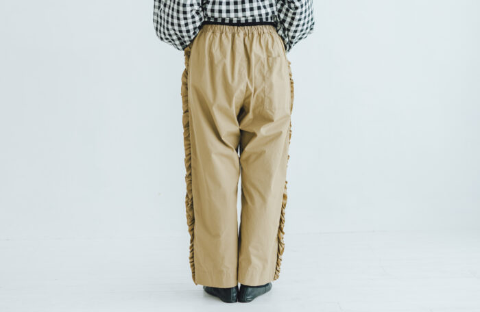 予約 G1025 VIVIENNE PANTS mat beige 6月中〜6月末 3