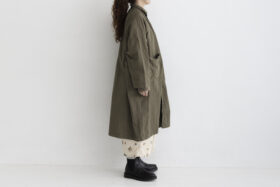 GARMENT DYE OPEN COLLAR WORK COAT 2