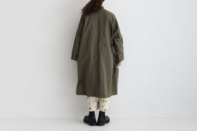 GARMENT DYE OPEN COLLAR WORK COAT 3