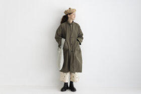 GARMENT DYE OPEN COLLAR WORK COAT 6