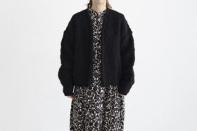 BULKY CARDIGAN black 1