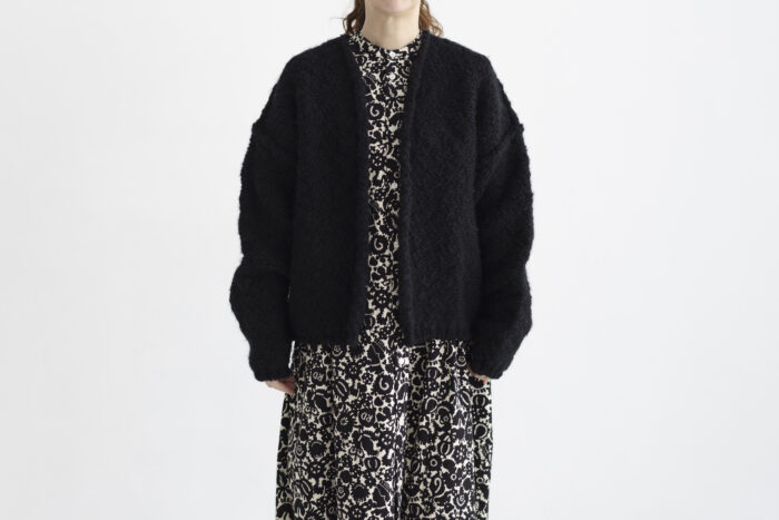 BULKY CARDIGAN black 1