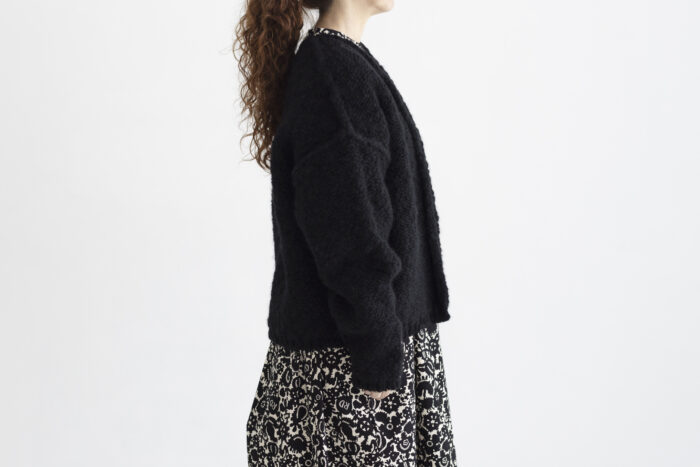 BULKY CARDIGAN black 2