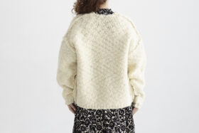 BULKY CARDIGAN off white 3