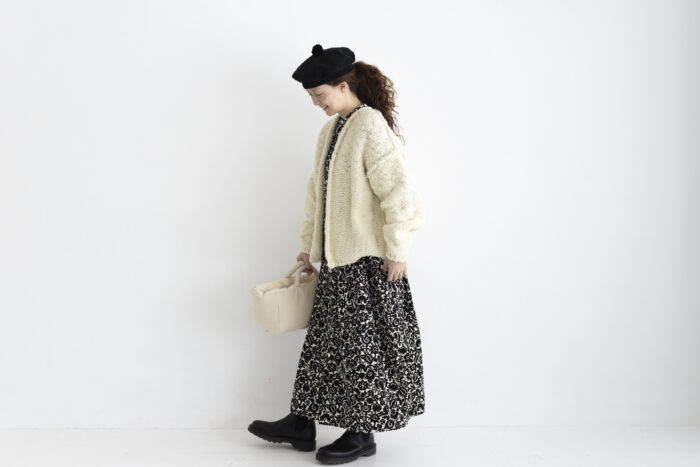 BULKY CARDIGAN off white 6