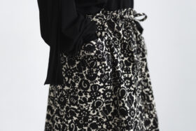 M.T.P STRING SKIRT black 4