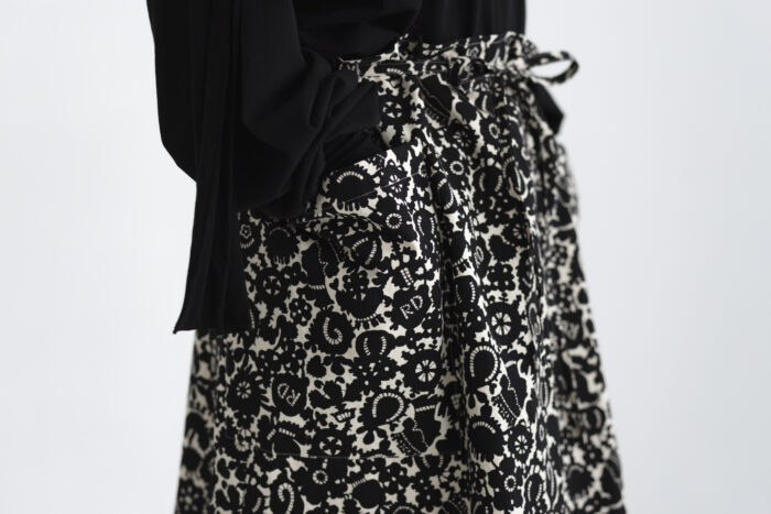 M.T.P STRING SKIRT black 4