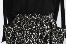 M.T.P STRING SKIRT black 5