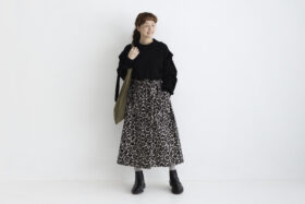 M.T.P STRING SKIRT black 6