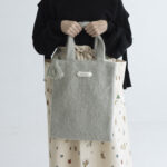 ALPACA SHAGGY TASSEL BAG fog