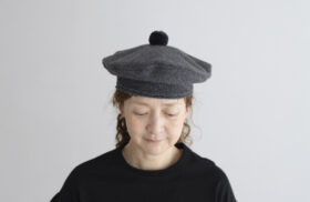ANGOLA BERET charcoal 2