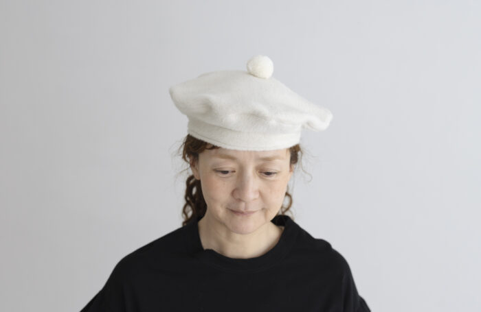 ANGOLA BERET off white 2