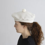 ANGOLA BERET off white