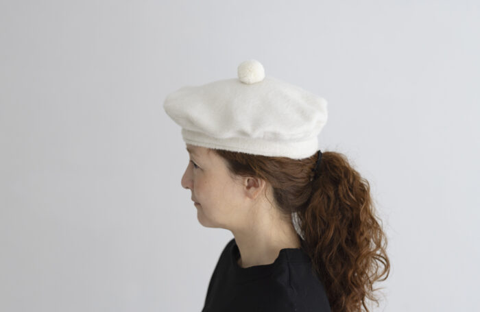 ANGOLA BERET off white 1