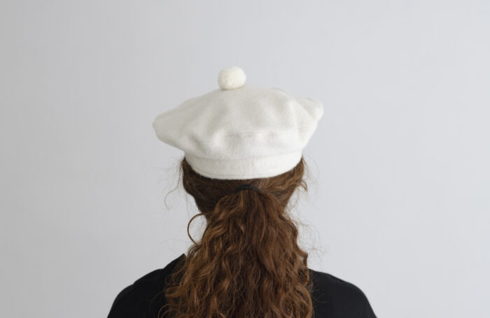 ANGOLA BERET off white 3