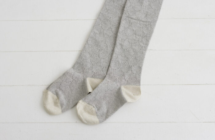 poisson COTTON   tights  light gray 1
