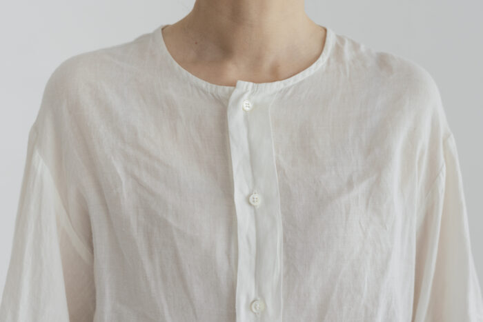 予約 G1077 ANTIQUE LACE FRILL SLEEVE BLOUSE antique white 6月末〜7月初 5