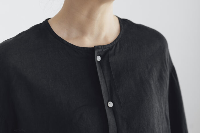 予約 G1077 ANTIQUE LACE FRILL SLEEVE BLOUSE noir 6月末〜7月初 5
