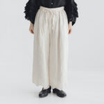 予約 G1069 ANTIQUE SCALLOPED LACE WIDE PANTS grayish white 6月初〜6月中