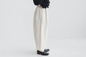 予約 G1069 ANTIQUE SCALLOPED LACE WIDE PANTS grayish white 6月初〜6月中 2