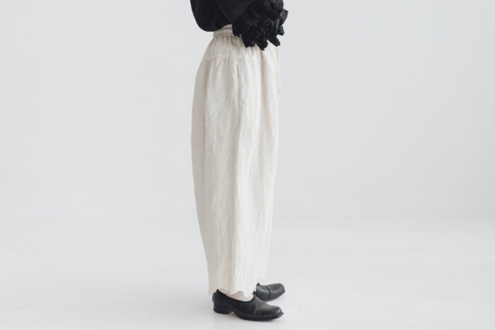 予約 G1069 ANTIQUE SCALLOPED LACE WIDE PANTS grayish white 6月初〜6月中 2