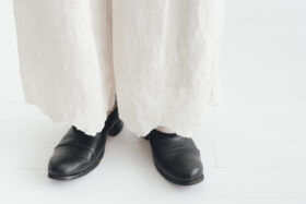 予約 G1069 ANTIQUE SCALLOPED LACE WIDE PANTS grayish white 6月初〜6月中 5