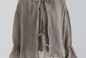 予約 G1075 CURIOUS 2WAY BLOUSE fade gray 6月中〜6月末 4