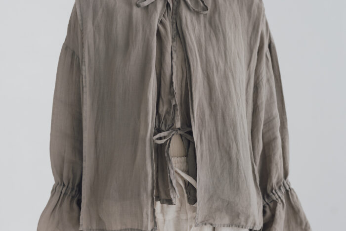 予約 G1075 CURIOUS 2WAY BLOUSE fade gray 6月中〜6月末 4