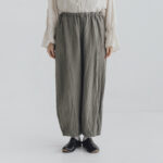 予約 G1105 LINEN VISCOSE CHARLIE PANTS gray 6月中〜6月末