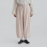 予約 G1105 LINEN VISCOSE CHARLIE PANTS light pink 6月中〜6月末
