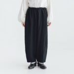 予約 G1105 LINEN VISCOSE CHARLIE PANTS black 6月中〜6月末