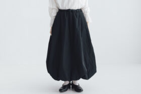 予約 G1099 LIGHT COSMIC SKIRT  black 9月中〜9月末 1