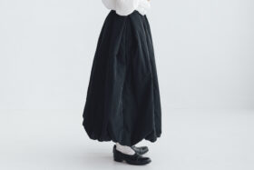 予約 G1099 LIGHT COSMIC SKIRT  black 9月中〜9月末 2