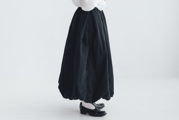 予約 G1099 LIGHT COSMIC SKIRT  black 9月中〜9月末 2