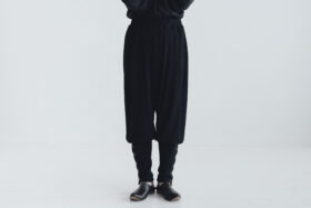 予約 G1093 VINTAGE RIB JODHPURS PANTS black 8月中〜8月末 1