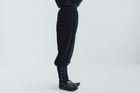 予約 G1093 VINTAGE RIB JODHPURS PANTS black 8月中〜8月末 2