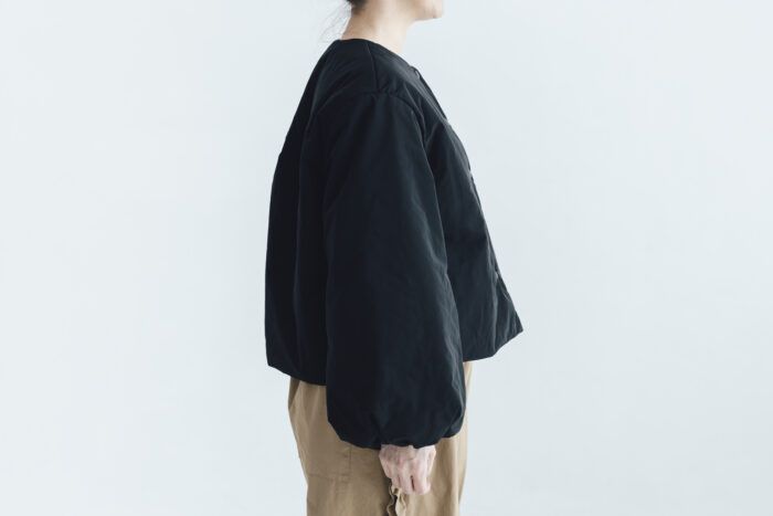 予約 G1101 LANTERN SLEEVE LIGHT COSMIC JAKET  black 9月中〜9月末 2