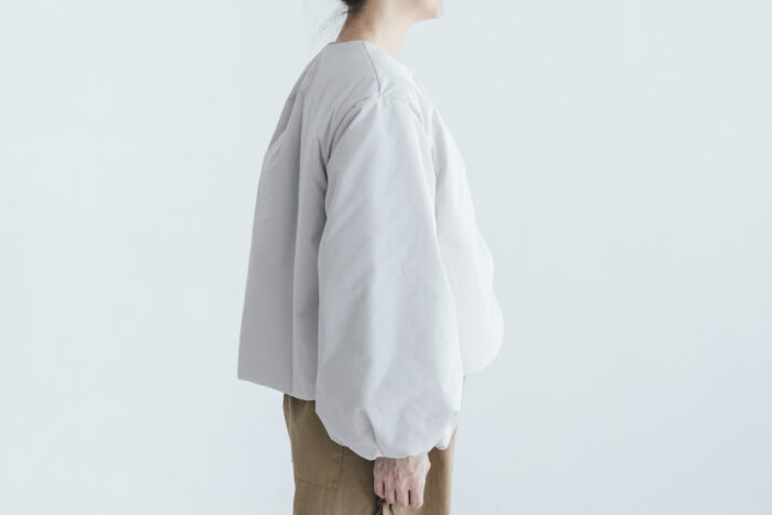 予約 G1101 LANTERN SLEEVE LIGHT COSMIC JAKET  light gray 9月中〜9月末 2