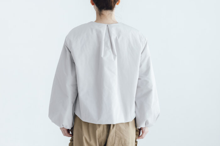 予約 G1101 LANTERN SLEEVE LIGHT COSMIC JAKET  light gray 9月中〜9月末 3