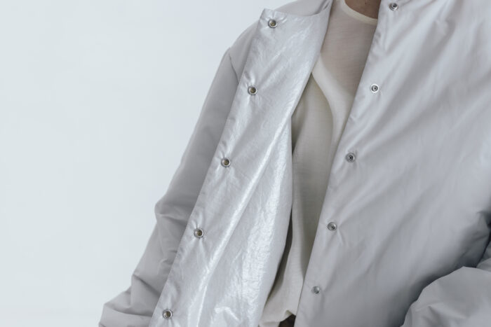 予約 G1101 LANTERN SLEEVE LIGHT COSMIC JAKET  light gray 9月中〜9月末 5